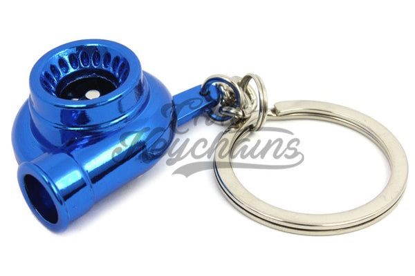 Turbina Blue Chrome Portachiavi Keyrings - Car Keychains