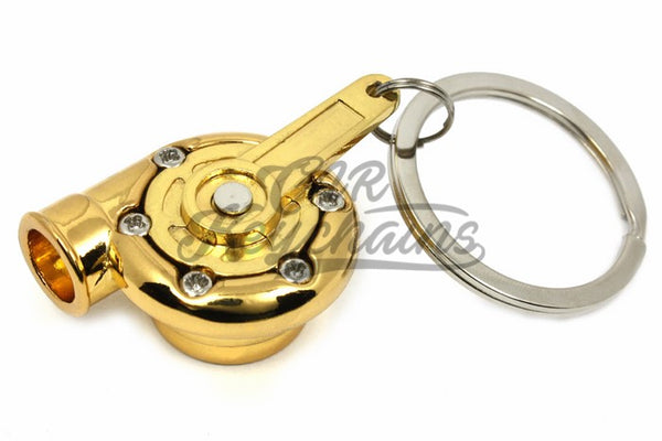 Turbina Gold Oro Portachiavi Keyrings - Car Keychains